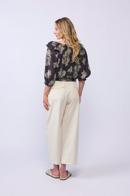 BELLE BLOUSE - FLORAL SHADE