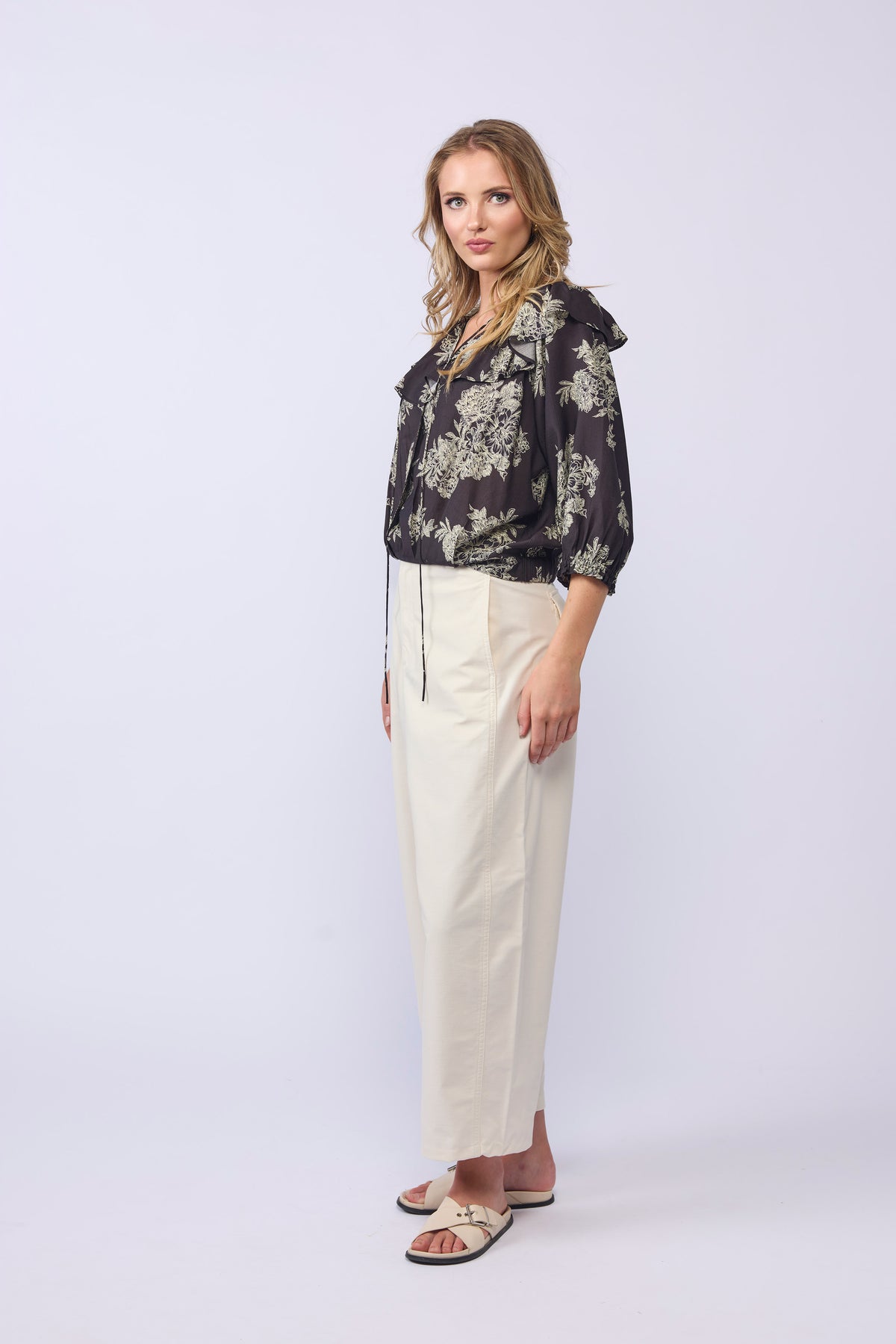 BELLE BLOUSE - FLORAL SHADE