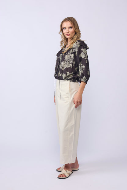 BELLE BLOUSE - FLORAL SHADE