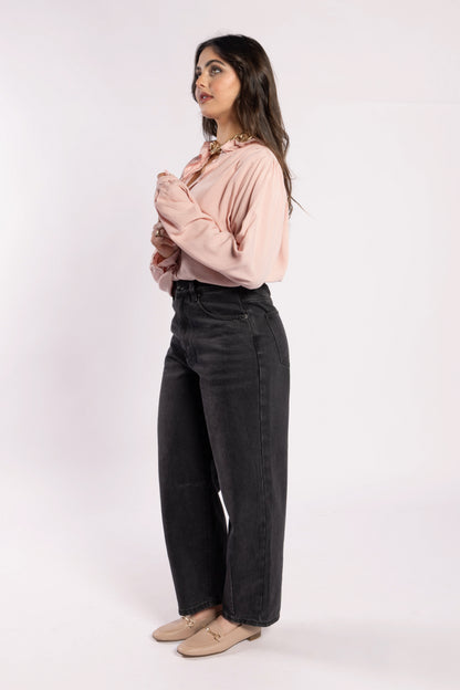 1330 - Cest La Vive Blouse - Dusky Pink