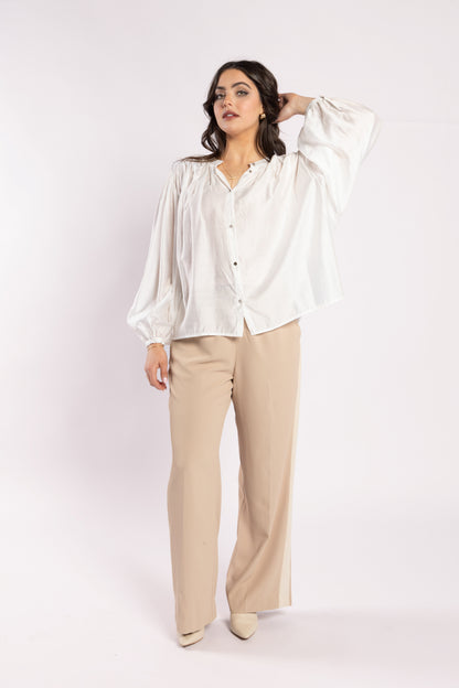 4033 - Lake Pants - Tan/Beige Stripe