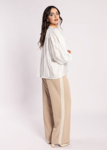 4033 - Lake Pants - Tan/Beige Stripe
