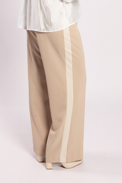 4033 - Lake Pants - Tan/Beige Stripe