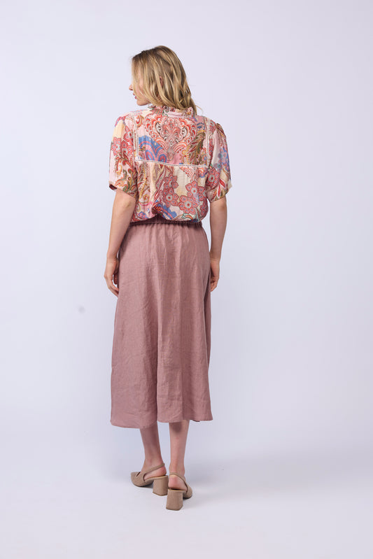 GO-TO-SKIRT - DUSKY ROSE
