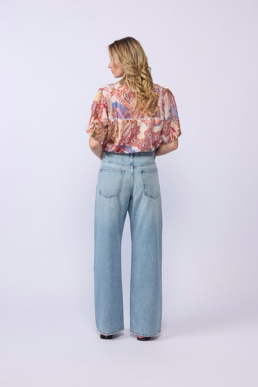 *NEW ARRIVAL* 9041 Summer Straight Leg - Summer Blue