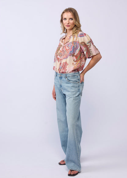 *NEW ARRIVAL* 9041 Summer Straight Leg - Summer Blue