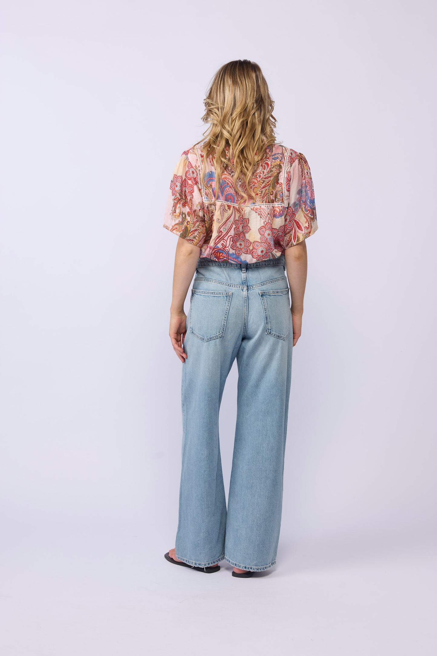 *NEW ARRIVAL* 9041 Summer Straight Leg - Summer Blue