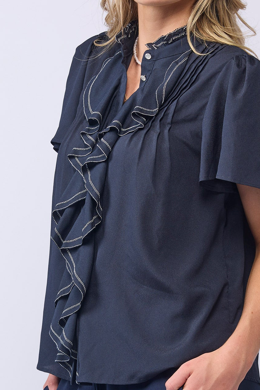 CASSIE BLOUSE - INK