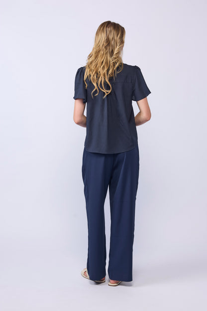 CASSIE BLOUSE - INK