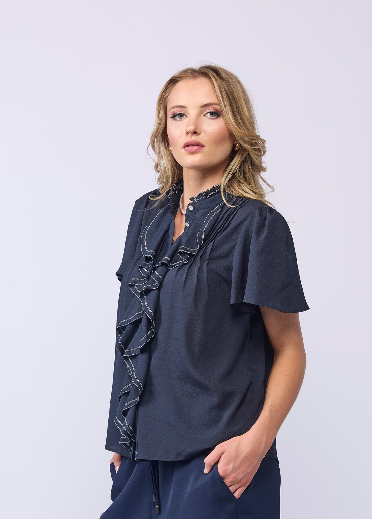 CASSIE BLOUSE - INK