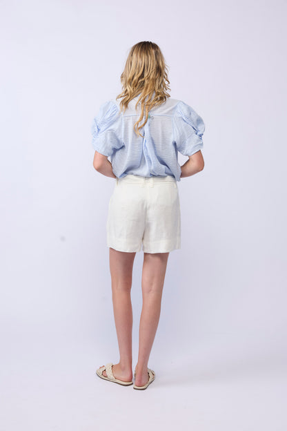 *NEW ARRIVAL* 1355 Seville Blouse - Soft Blue