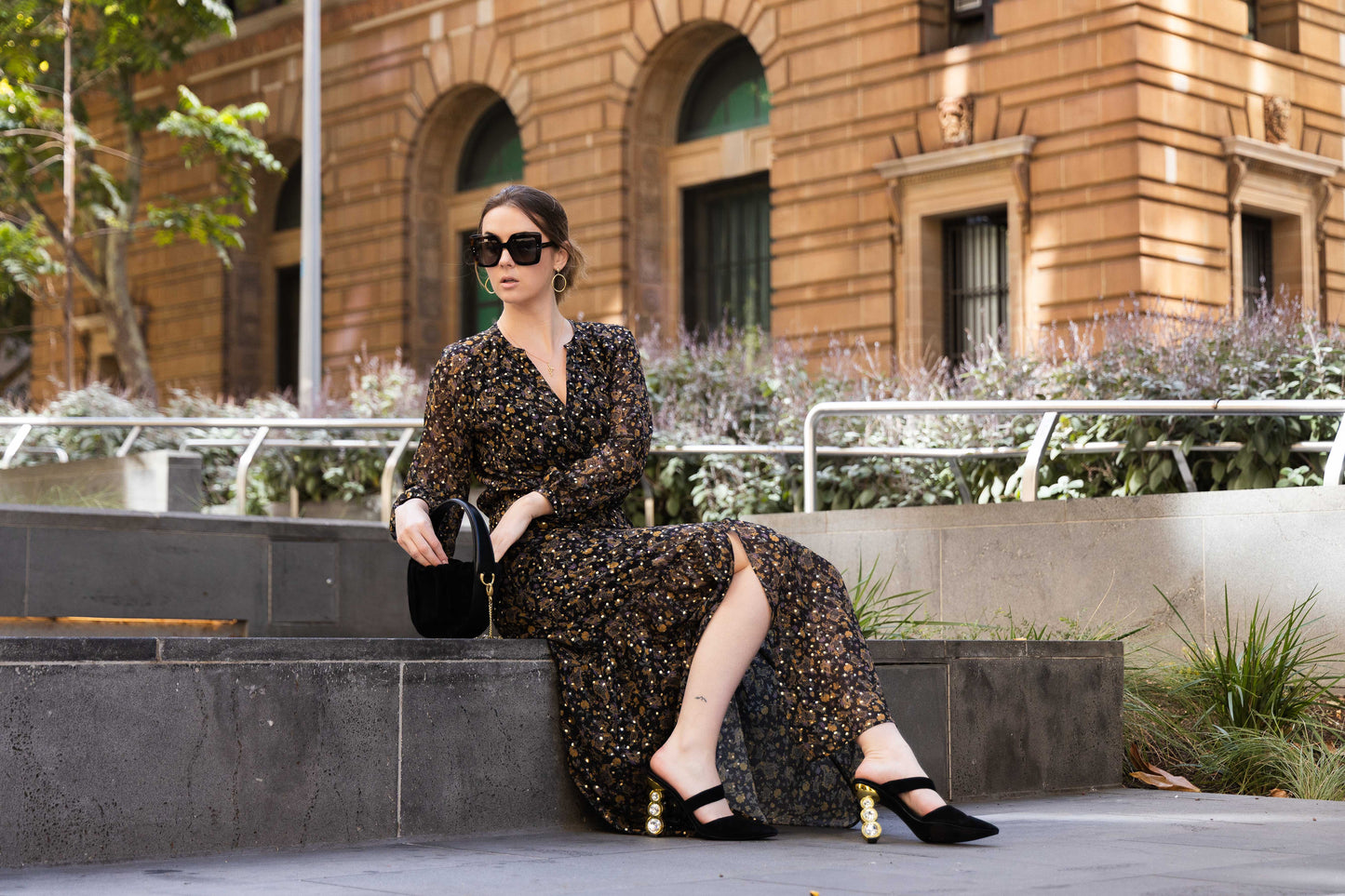 2114 - Verity Dress - Paisley Foil