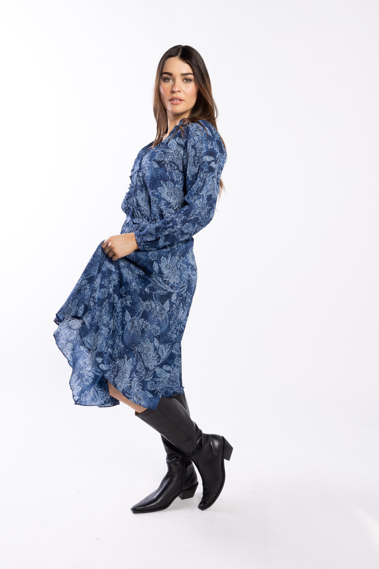 2015 - Kensie Dress - Blue Paisley