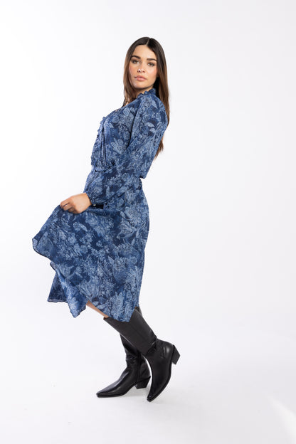 2015 - Kensie Dress - Blue Paisley