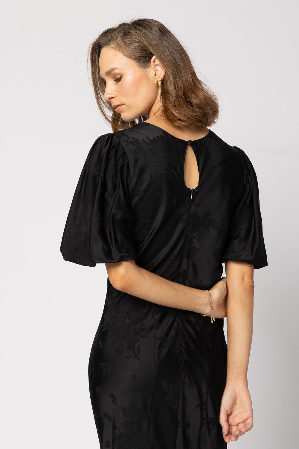 2020 - Amara Dress - Black Jacquard