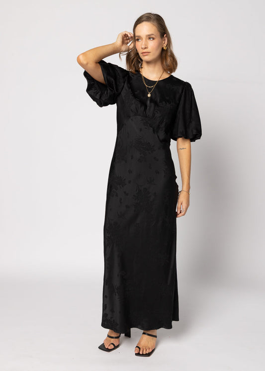 2020 - Amara Dress - Black Jacquard