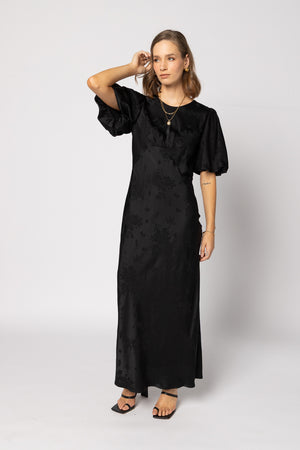 2020 - Amara Dress - Black Jacquard