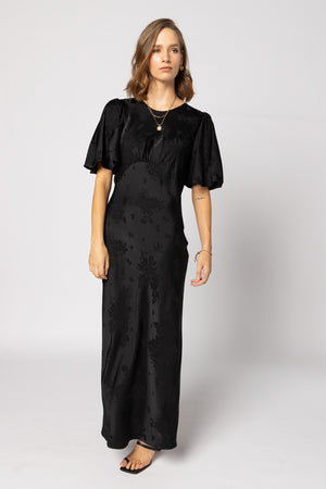2020 - Amara Dress - Black Jacquard