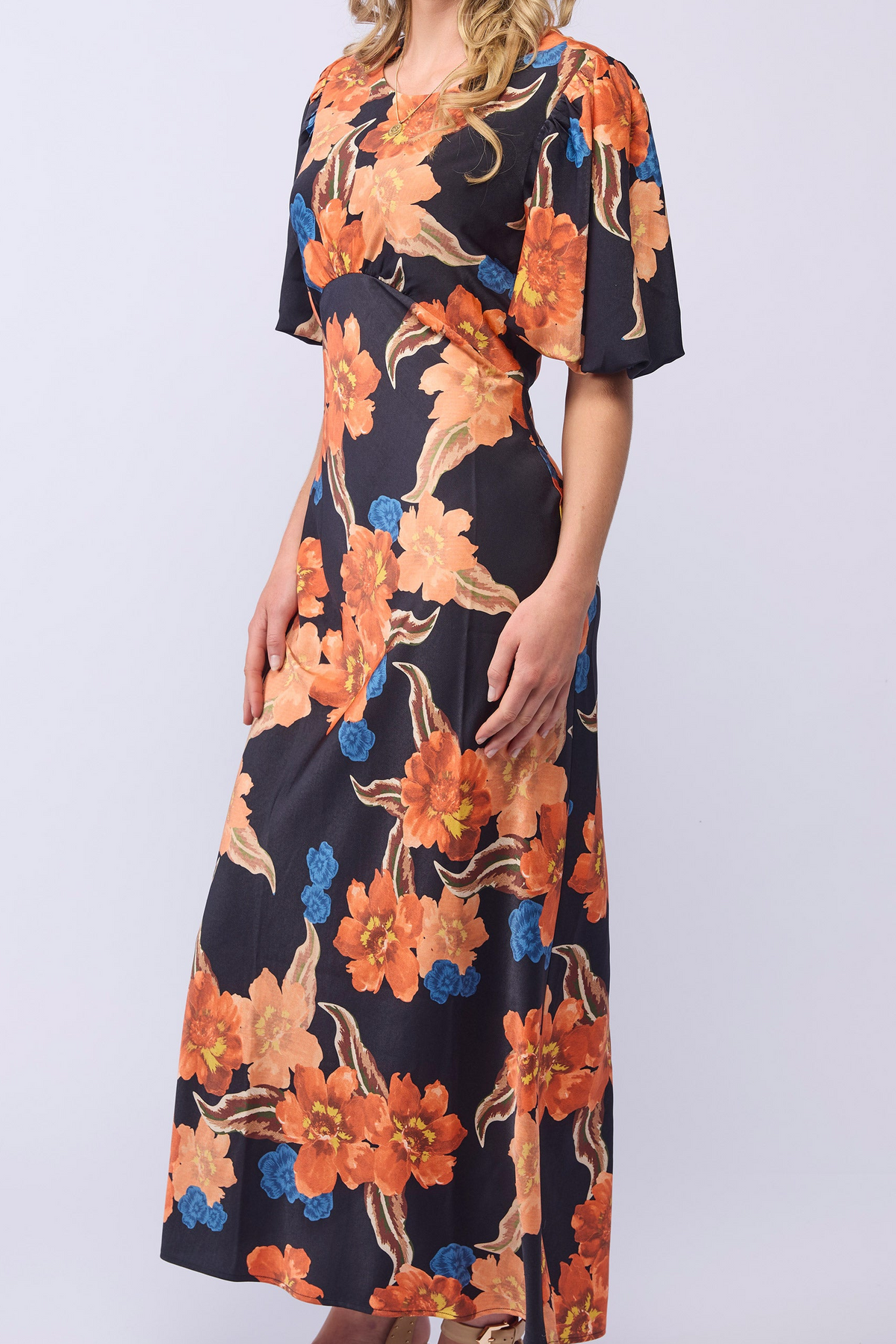 AMARA DRESS - FIRE FLOWER