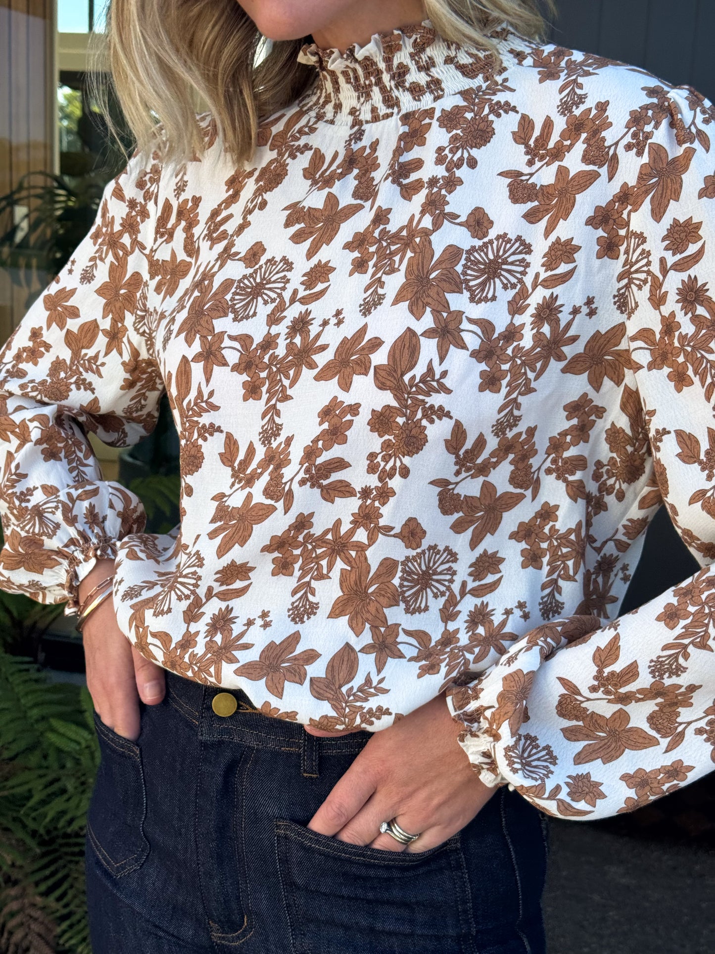 1085 - Heidi Blouse - Ambrosia