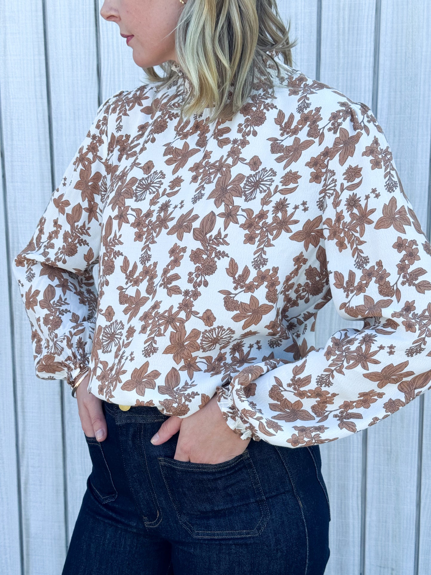 1085 - Heidi Blouse - Ambrosia
