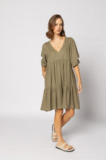 2127 - Payton Dress - Khaki