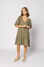 2127 - Payton Dress - Khaki