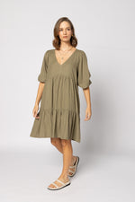 2127 - Payton Dress - Khaki