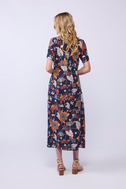VANESSA DRESS- FLORAL DOT
