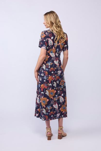 VANESSA DRESS- FLORAL DOT