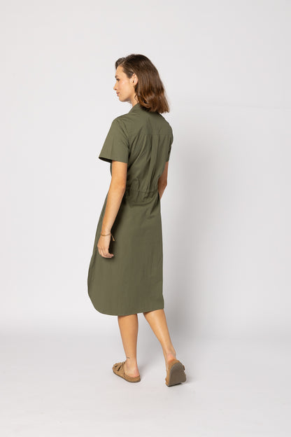 2136 - Biddy Dress - Khaki - LAST ONE SIZE 8