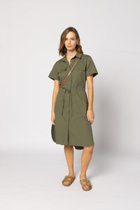 2136 - Biddy Dress - Khaki