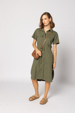 2136 - Biddy Dress - Khaki