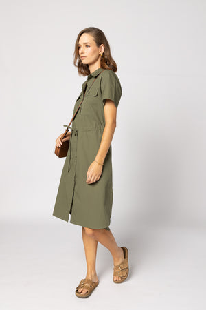 2136 - Biddy Dress - Khaki