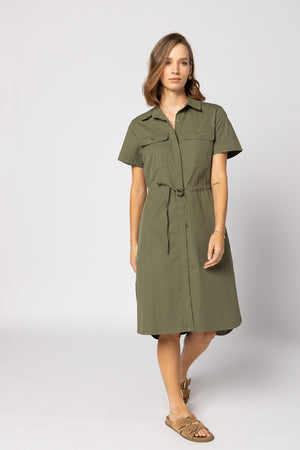 2136 - Biddy Dress - Khaki