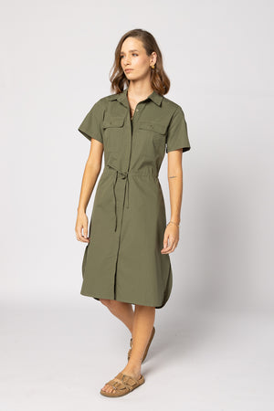 2136 - Biddy Dress - Khaki