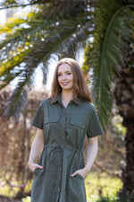 2136 - Biddy Dress - Khaki