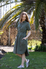 2136 - Biddy Dress - Khaki