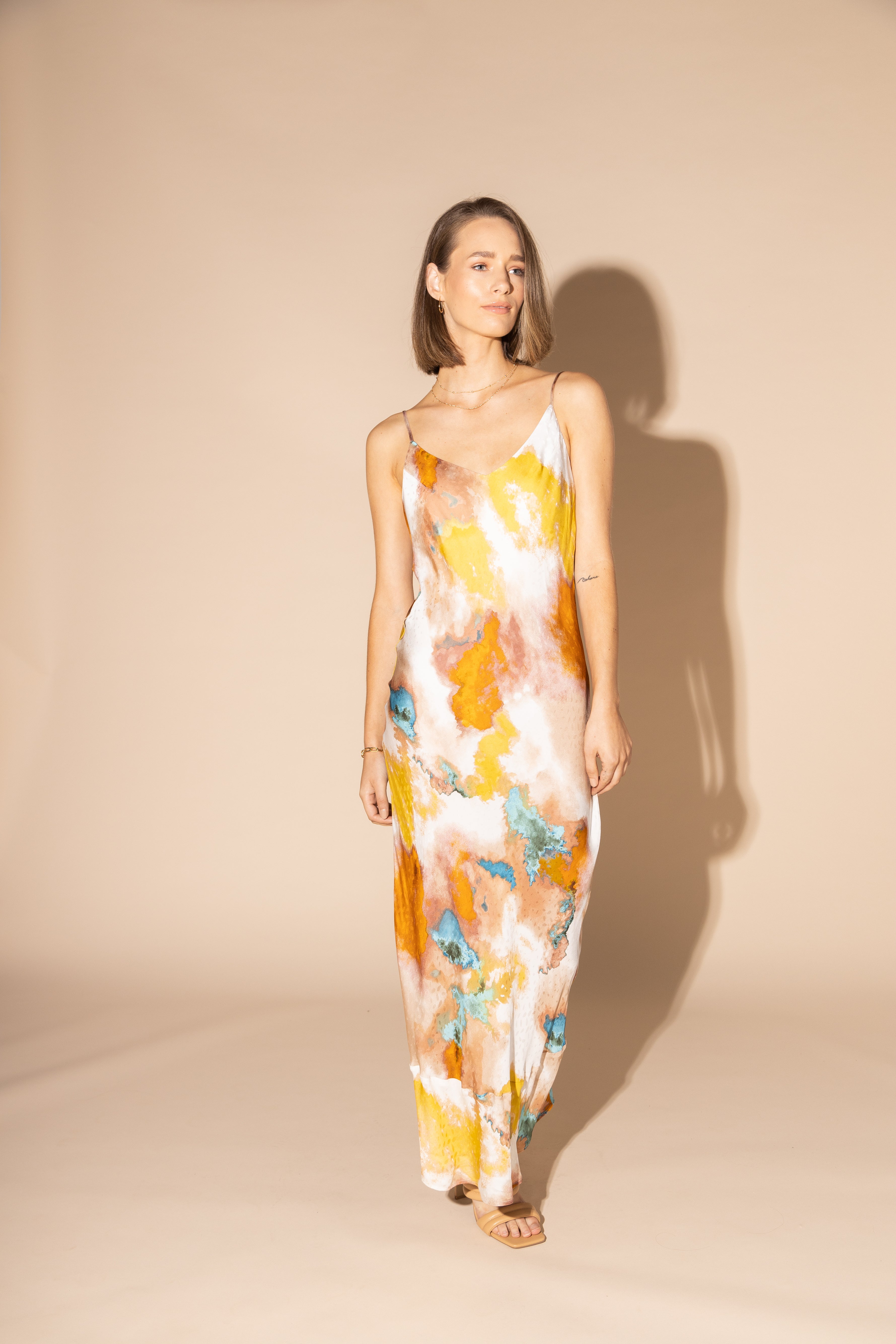 LOUGHLIN - 2141L - Unbiased Dress - Water Colour