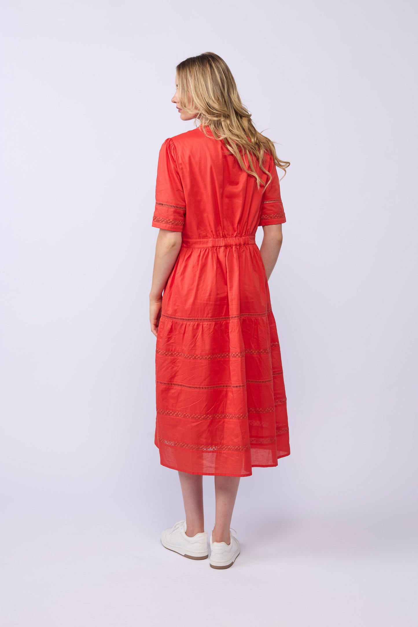 2142 Gabby Dress - Tomato