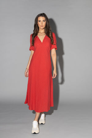 2147 - Reflect Dress - Red Checker