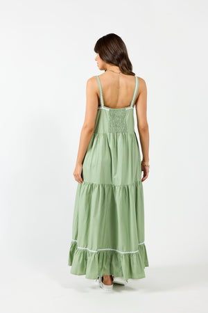 2148 - Earth Dress - Aspen Green