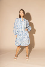 LOUGHLIN - 2162L - Skyes Linen Dress - Blue Water