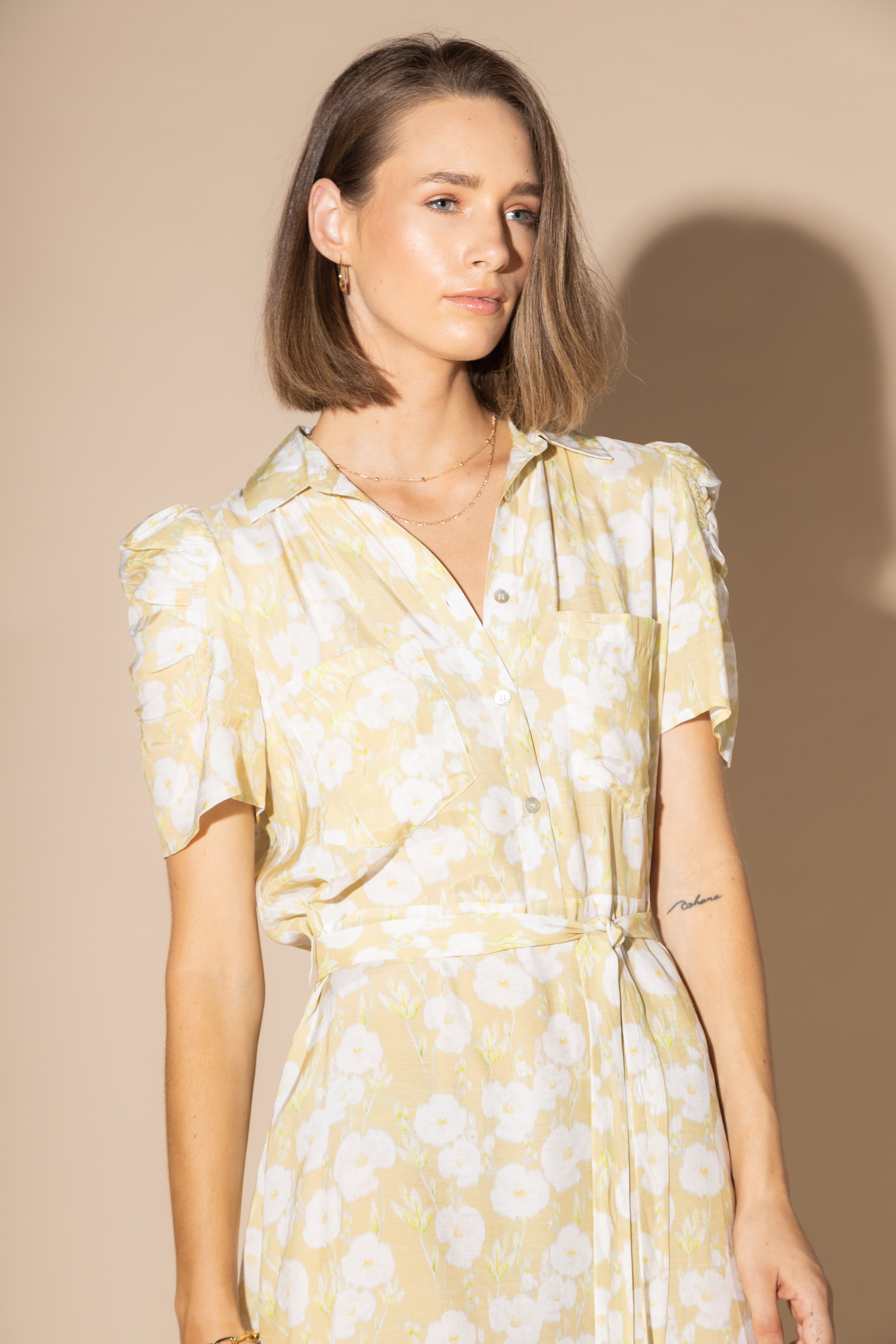 LOUGHLIN - 2163L - Sylvie Dress - Limonello
