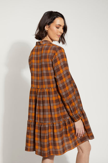 2168 - Fraser Dress - Autumn Check