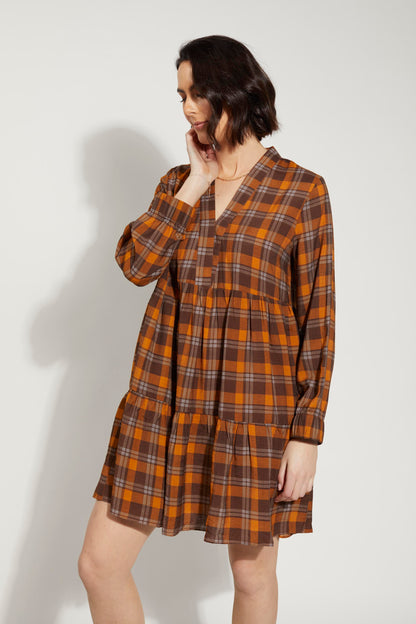 2168 - Fraser Dress - Autumn Check