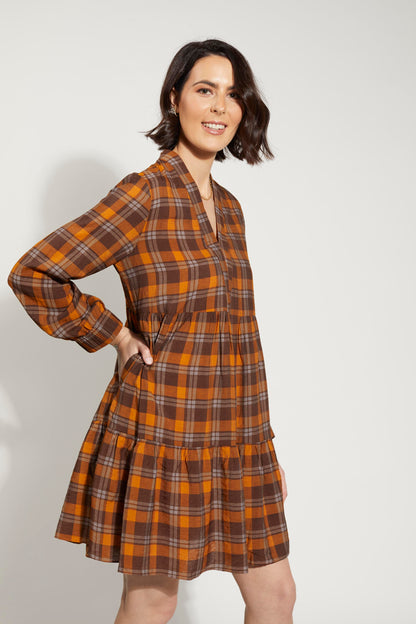2168 - Fraser Dress - Autumn Check