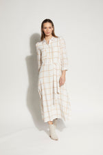 LOUGHLIN - 2180L - Camille Dress - Waffle Check
