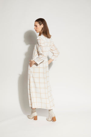 LOUGHLIN - 2180L - Camille Dress - Waffle Check