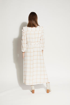 LOUGHLIN - 2180L - Camille Dress - Waffle Check